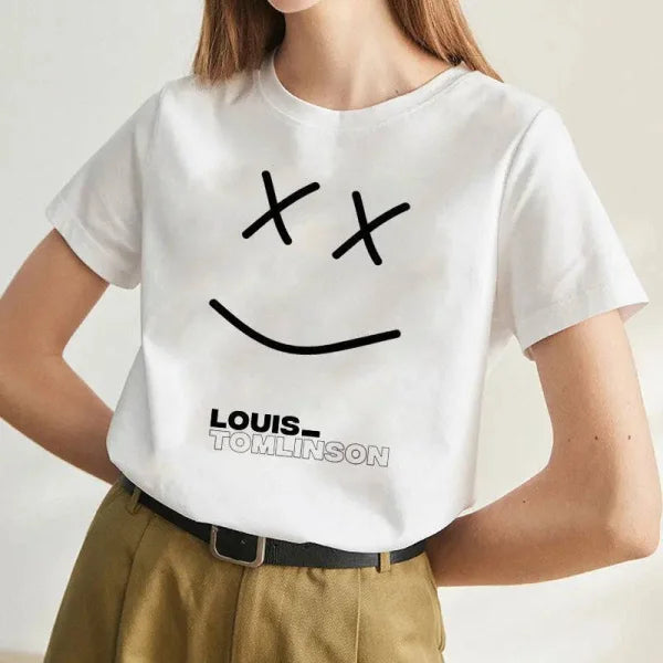 Louis Tomlinson One Direction Women TShirt - C8 / 2XL