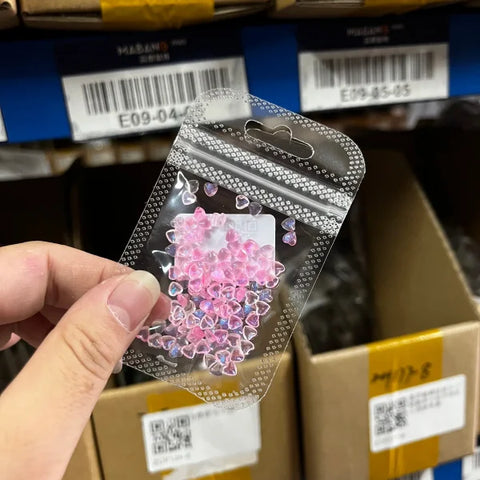 Love Heart Crystal Rhinestones for Trendy Nail Art and Decoration - Himpall