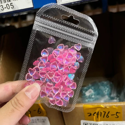 Love Heart Crystal Rhinestones for Trendy Nail Art and Decoration - Himpall