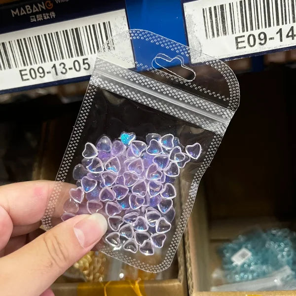 Love Heart Crystal Rhinestones for Trendy Nail Art and Decoration - Himpall