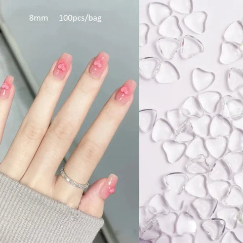 Love Heart Crystal Rhinestones for Trendy Nail Art and Decoration - Himpall