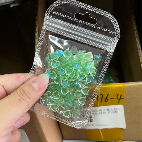 Love Heart Crystal Rhinestones for Trendy Nail Art and Decoration - Himpall