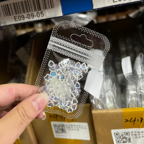 Love Heart Crystal Rhinestones for Trendy Nail Art and Decoration - Himpall