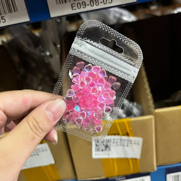 Love Heart Crystal Rhinestones for Trendy Nail Art and Decoration - Himpall