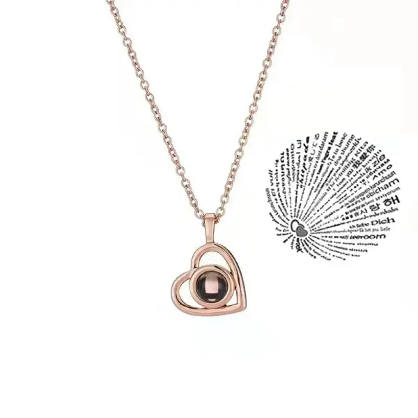 Romantic gifts link chain necklace projects love for women - RG-029