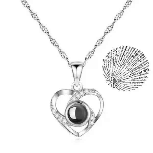 Romantic gifts link chain necklace projects love for women - S-068