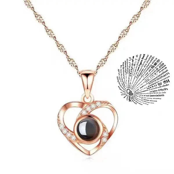 Romantic gifts link chain necklace projects love for women - RG-068