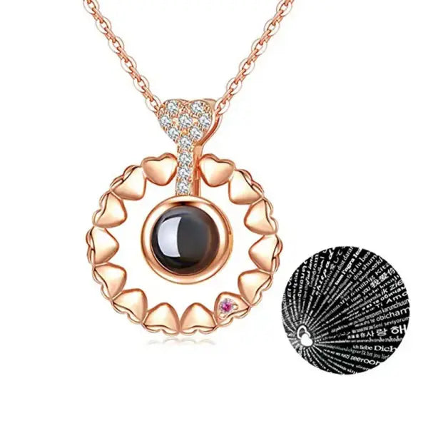 Romantic gifts link chain necklace projects love for women - RG-043