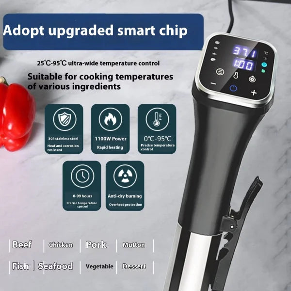 Low Temperature Slow-boiling Machine Vacuum Constant Temperature Handheld Cooking Machine - Himpall