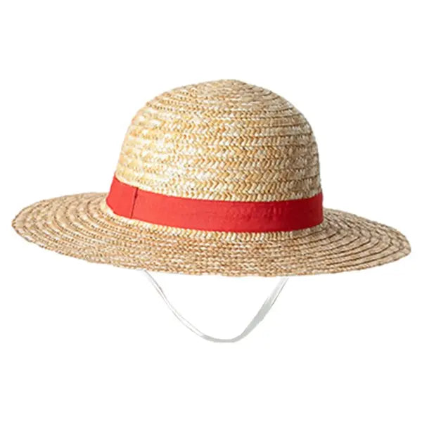 Luffy Straw Hat Yellow Woven Costume for Anime Cosplay and Halloween