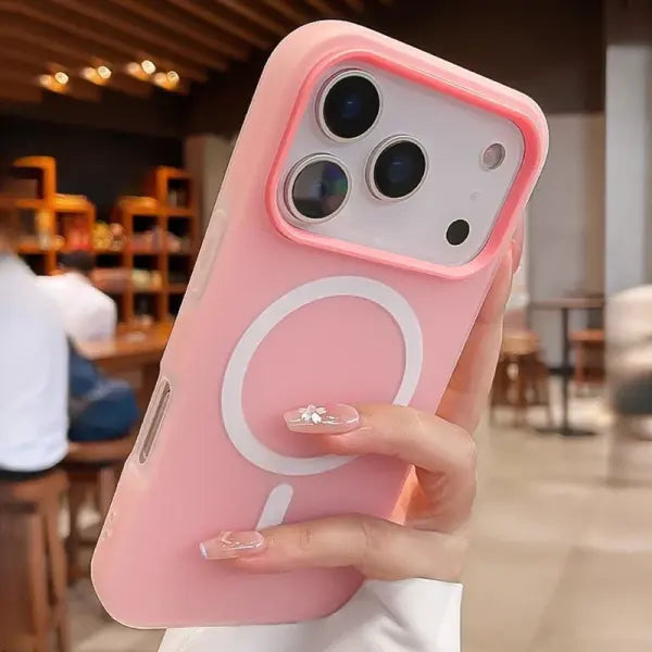 Luxury 2 IN 1 Magnetic Shockproof Case for iPhone 17 Pro Max Air 16 15 14 Plus 13 12 11 Liquid Silicone Magsafe Bumper