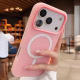 Luxury 2 IN 1 Magnetic Shockproof Case for iPhone 17 Pro Max Air 16 15 14 Plus 13 12 11 Liquid Silicone Magsafe Bumper