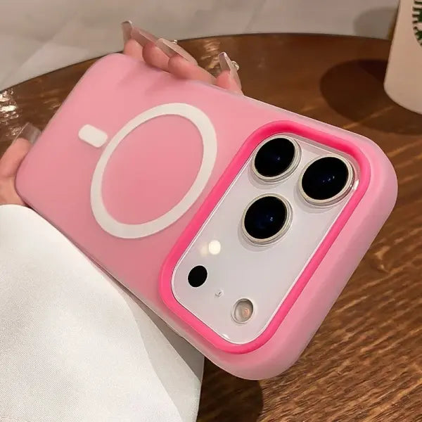 Luxury 2 IN 1 Magnetic Shockproof Case for iPhone 17 Pro Max Air 16 15 14 Plus 13 12 11 Liquid Silicone Magsafe Bumper