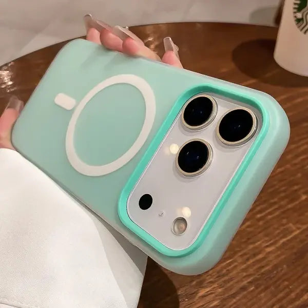 Luxury 2 IN 1 Magnetic Shockproof Case for iPhone 17 Pro Max Air 16 15 14 Plus 13 12 11 Liquid Silicone Magsafe Bumper