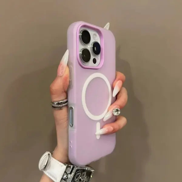 Luxury Candy For Magsafe Wireless Charge Matte Phone Case For iPhone 11 12 13 14 15 16 Pro Max Plus Magnetic Bumper
