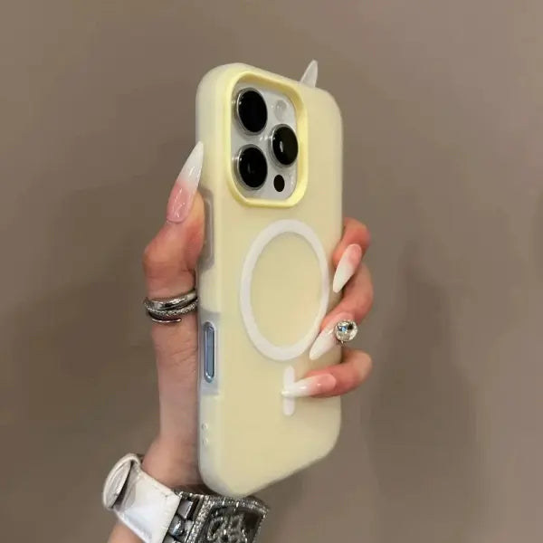 Luxury Candy For Magsafe Wireless Charge Matte Phone Case For iPhone 11 12 13 14 15 16 Pro Max Plus Magnetic Bumper