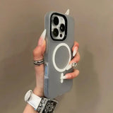 Luxury Candy For Magsafe Wireless Charge Matte Phone Case For iPhone 11 12 13 14 15 16 Pro Max Plus Magnetic Bumper