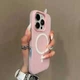 Luxury Candy For Magsafe Wireless Charge Matte Phone Case For iPhone 11 12 13 14 15 16 Pro Max Plus Magnetic Bumper