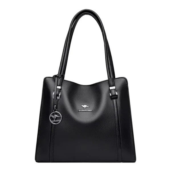 Luxury Fashion Print Handbag - Large Capacity Soft Leather Women's Shoulder & Crossbody Bag - Himpall