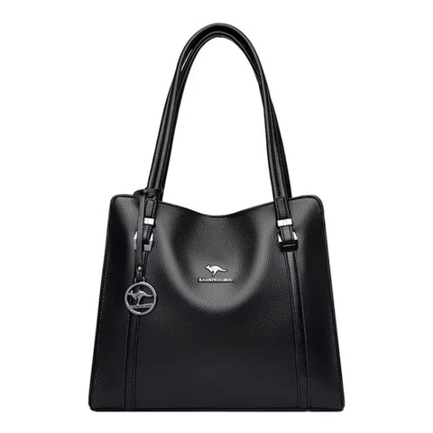 Luxury Fashion Print Handbag - Large Capacity Soft Leather Women's Shoulder & Crossbody Bag - Himpall