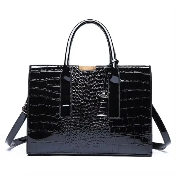 Luxury Fashion Print Handbag - Large Capacity Soft Leather Women's Shoulder & Crossbody Bag - Himpall