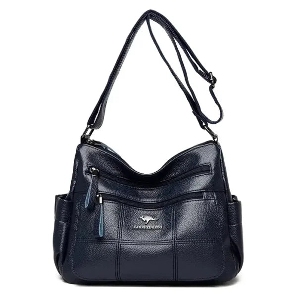 Luxury Fashion Print Handbag - Large Capacity Soft Leather Women's Shoulder & Crossbody Bag - Himpall