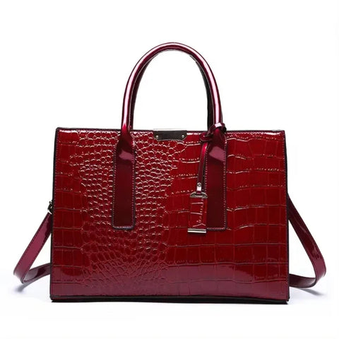 Luxury Fashion Print Handbag - Large Capacity Soft Leather Women's Shoulder & Crossbody Bag - Himpall