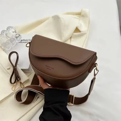 Luxury Fashion Print Handbag - Large Capacity Soft Leather Women's Shoulder & Crossbody Bag - Himpall