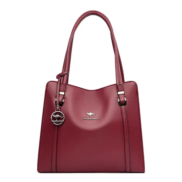 Luxury Fashion Print Handbag - Large Capacity Soft Leather Women's Shoulder & Crossbody Bag - Himpall