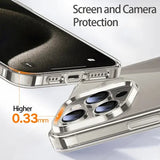 Luxury iPhone series compatible model clear TPU silicone case