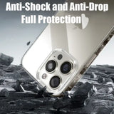 Luxury iPhone series compatible model clear TPU silicone case