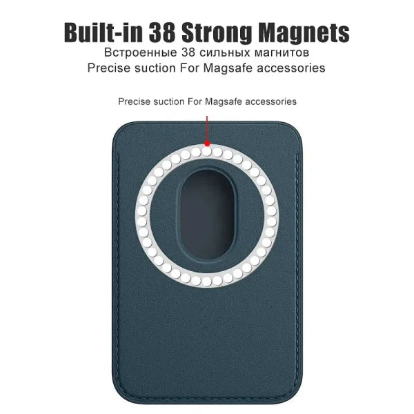 Luxury Leather Wallet for Apple iPhone Pro Max with MagSafe - Himpall