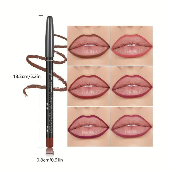 Luxury Lip Liner Matte Versatile Shades – Long-Lasting Smooth Outline