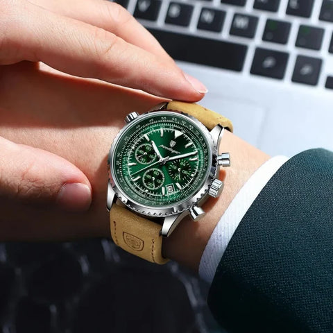 Luxury Military Sports Watch for Men – Waterproof Chronograph - Himpall