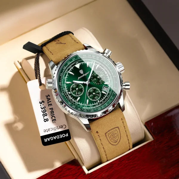 Luxury Military Sports Watch for Men – Waterproof Chronograph - Himpall