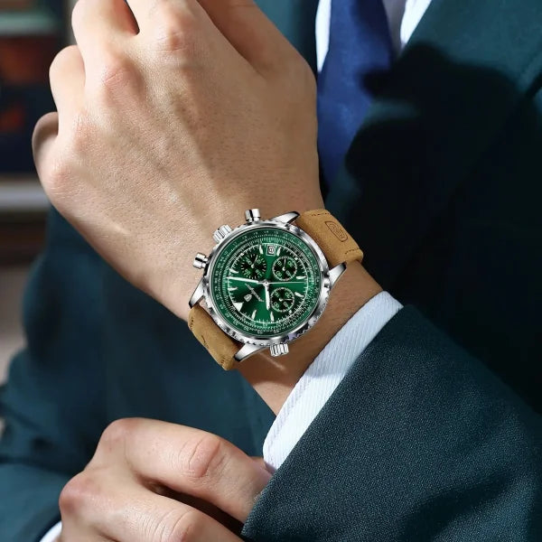 Luxury Military Sports Watch for Men – Waterproof Chronograph - Himpall