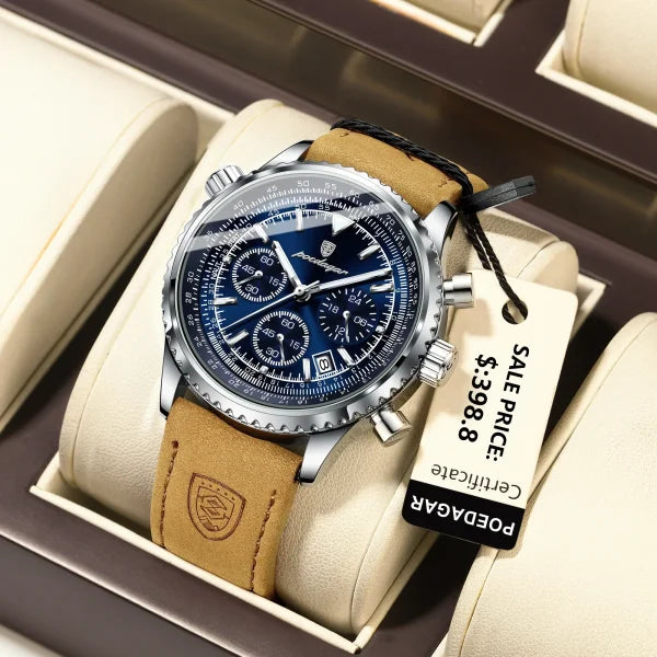Luxury Military Sports Watch for Men – Waterproof Chronograph - Himpall