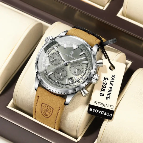 Luxury Military Sports Watch for Men – Waterproof Chronograph - Himpall
