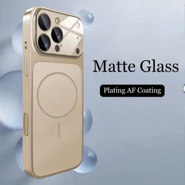 Luxury Original For Magsafe Matte Armor Case For iPhone 17 Air 16 15 14 13 Pro Max Funda Wireless Charging Hard