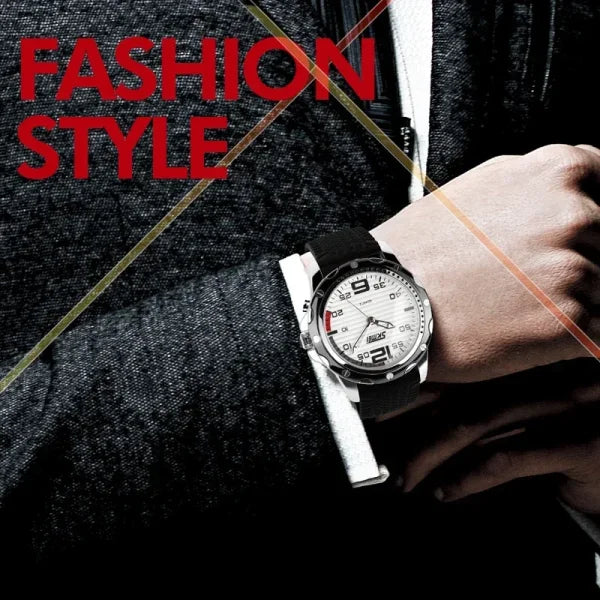 Luxury Quartz Watch for Men – Waterproof Shockproof Wristwatch with Calendar - Himpall