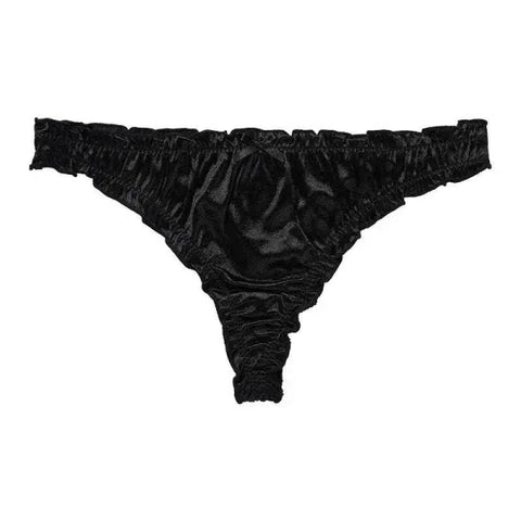 Luxury Satin T-Back Underwear for Comfortable Elegance - Himpall