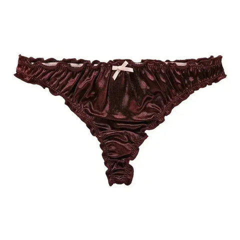 Luxury Satin T-Back Underwear for Comfortable Elegance - Himpall
