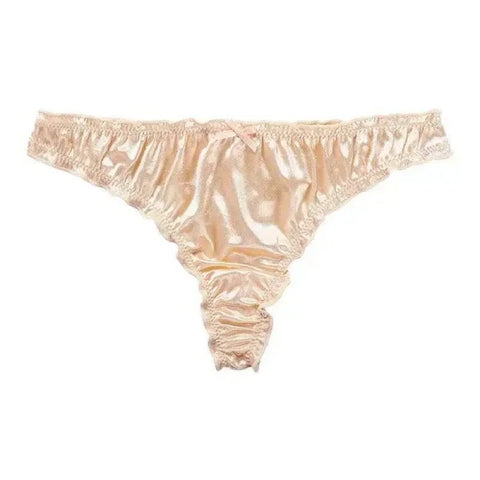 Luxury Satin T-Back Underwear for Comfortable Elegance - Himpall