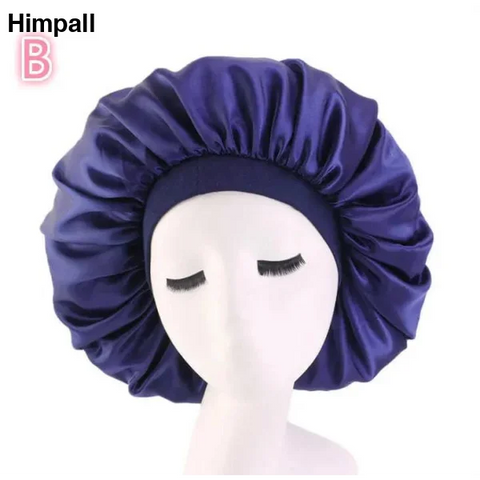 Satin silk Bonnet - B / Blue