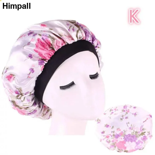 Satin silk Bonnet - K / Pink patten