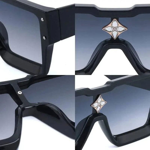 Luxury Sunglasses with Crystal Accents – SHAUNA Designer Sunglasses