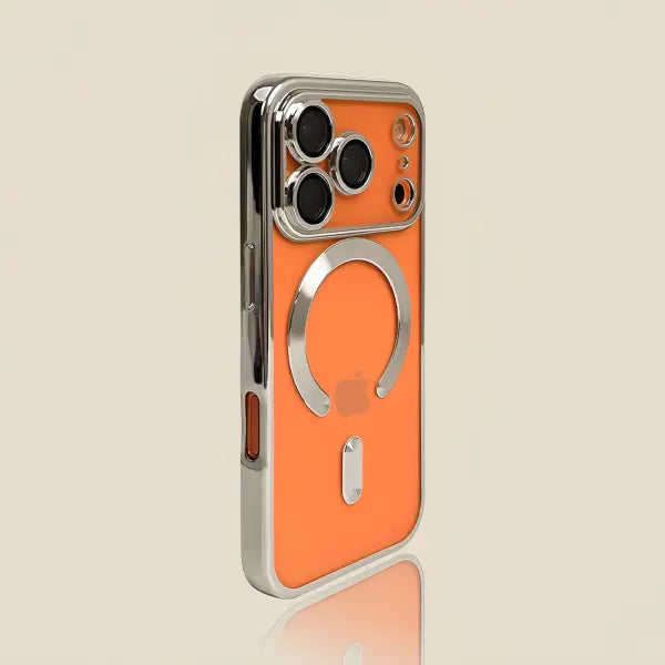 Luxury Transparent Wireless Charging Case For iPhone 15 14 13 12 11 16 17 Pro Max Plus Air Magnetic Silicone Cover