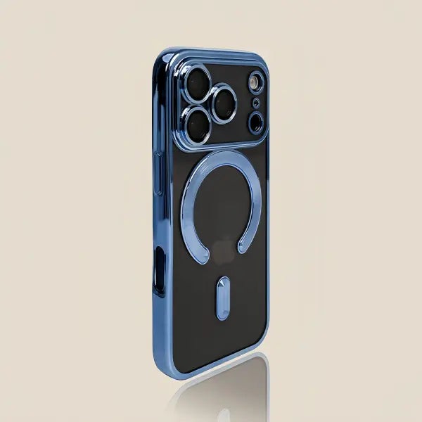 Luxury Transparent Wireless Charging Case For iPhone 15 14 13 12 11 16 17 Pro Max Plus Air Magnetic Silicone Cover