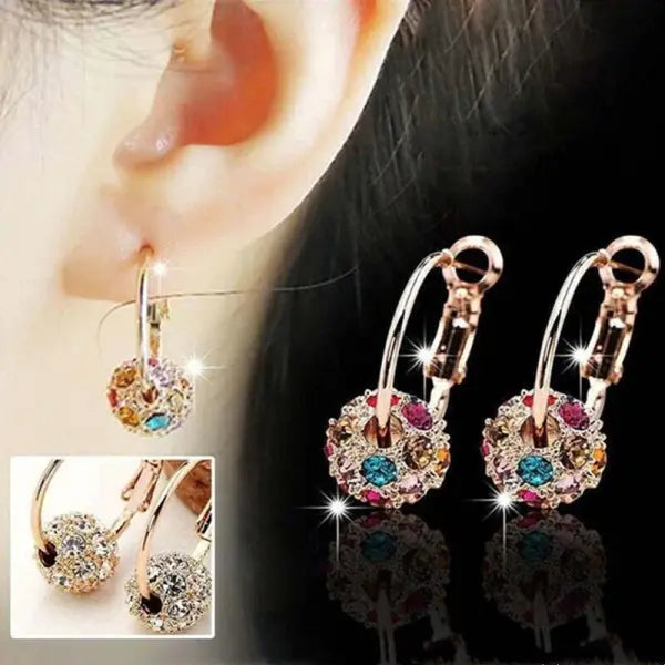 MagneTherapy Germanium Earring for Women (Zinc Alloy) Lymphatic Drainage