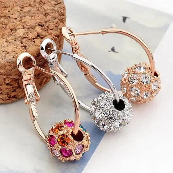MagneTherapy Germanium Earring for Women (Zinc Alloy) Lymphatic Drainage